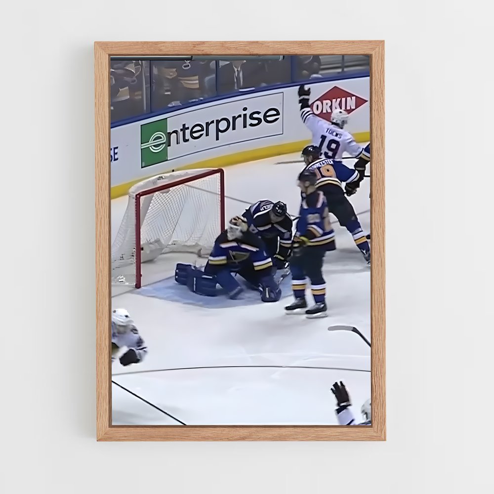 Poster Le Duel Glacial – affiche Hockey sur glace (vue 4)